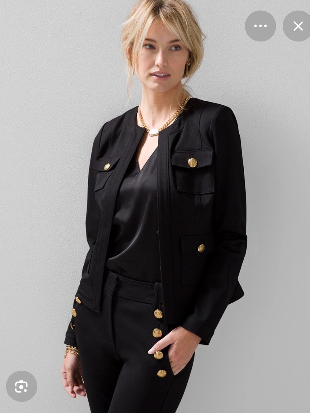 White House Black Market Stylist Jacket - Black - Size 6